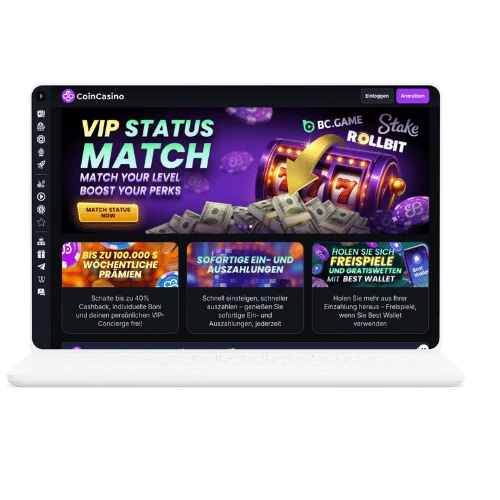 Coin Casino register